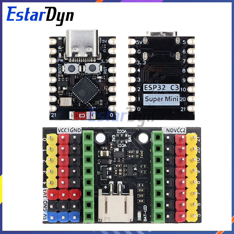 Breadboard 400 Point - Estardyn ESP32-C3 미니 개발 보드 ESP32