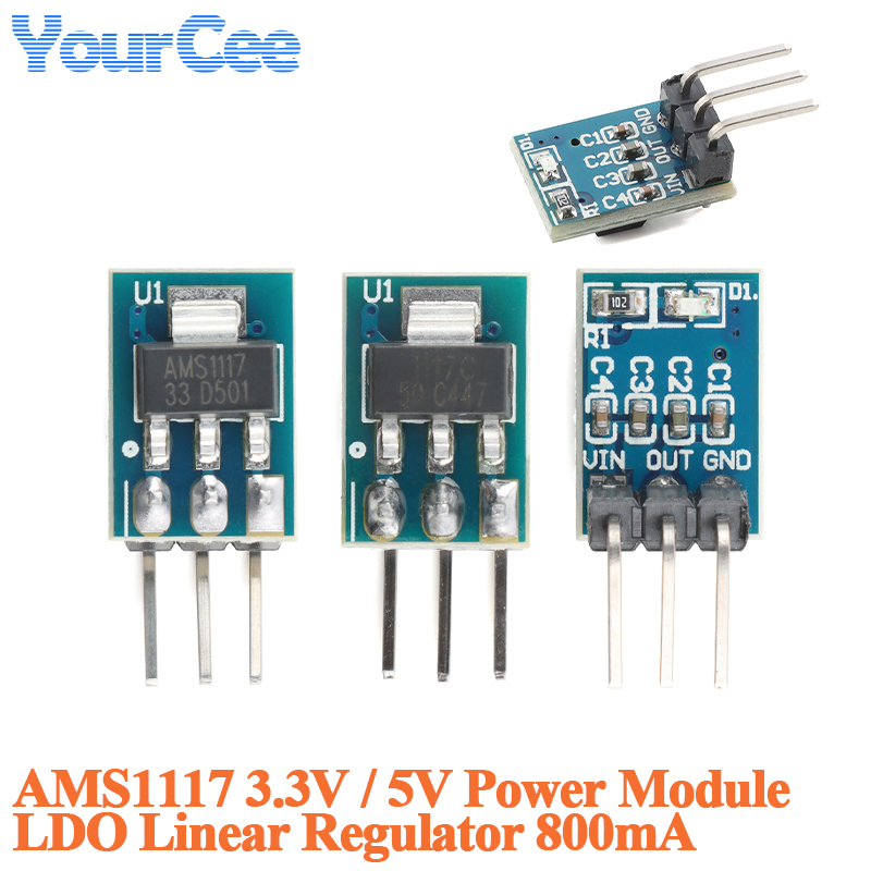 Ams1117 Module - 20pcs/1pc AMS1117 3.3V 5V 전원 공급