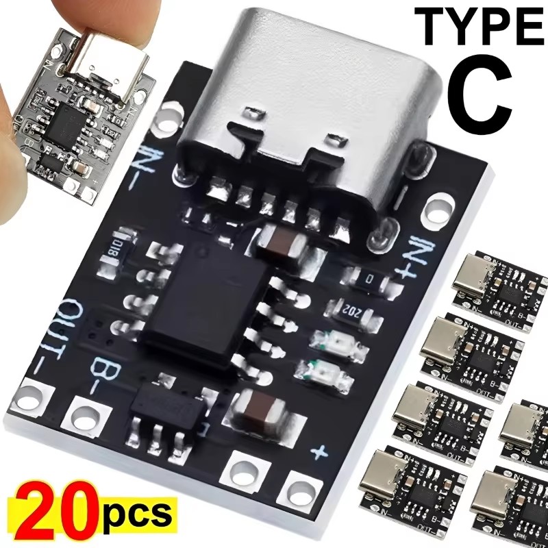 Usb C Cable - 1/10/20PCS 보호 기능이 있는 3.7V 리튬