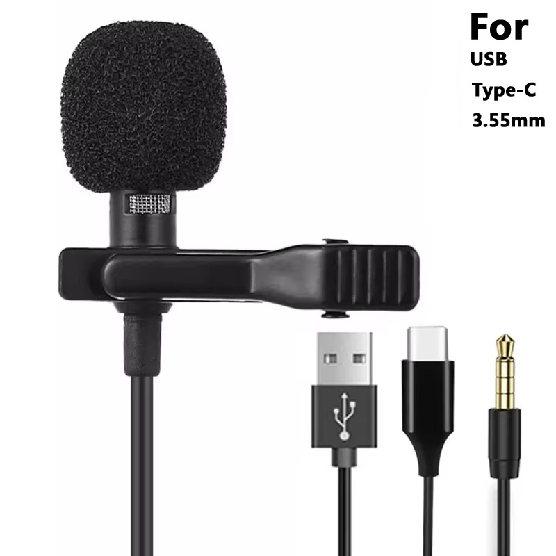 Micro Usb Cable - 3.5mm 미니 휴대용 라발리에 마이크 PC