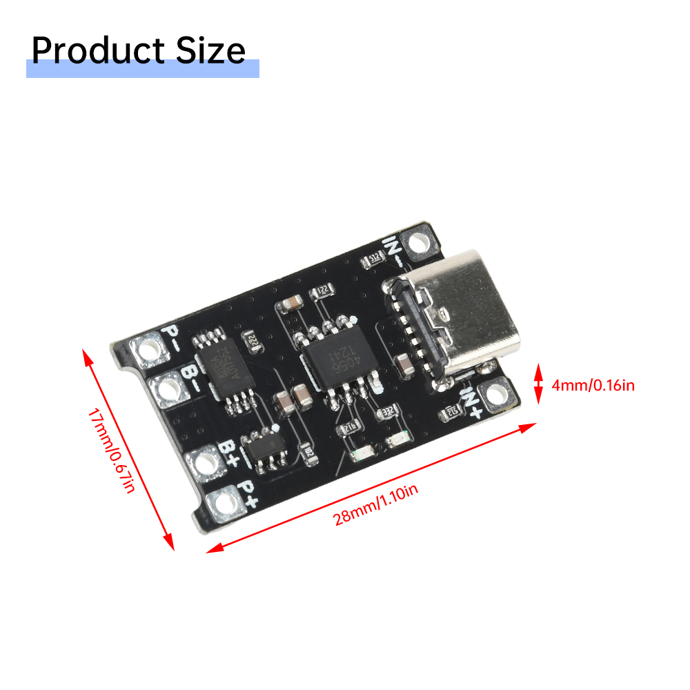 5개입 타입 C DC 4-8V TP4056 리튬이온 배 - Li Ion Charger Module 리뷰 및 가격