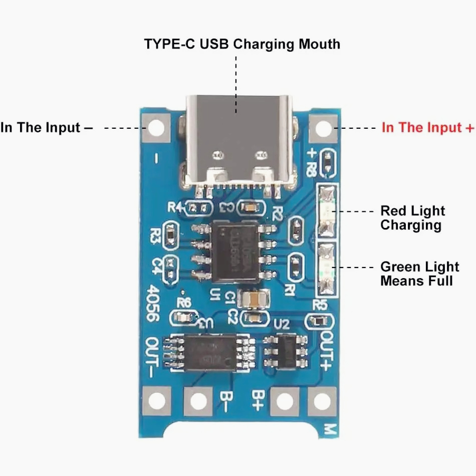 10/20개 5V 1A 18650 리튬 배터리 충전 보 - Tp4056 Module 리뷰 및 가격