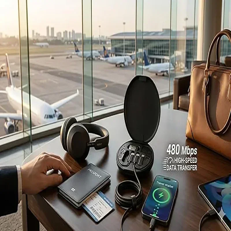 60W 고속 충전 케이블 세트, 내장형 휴대폰 거치대, - Micro Usb Cable 리뷰 및 가격