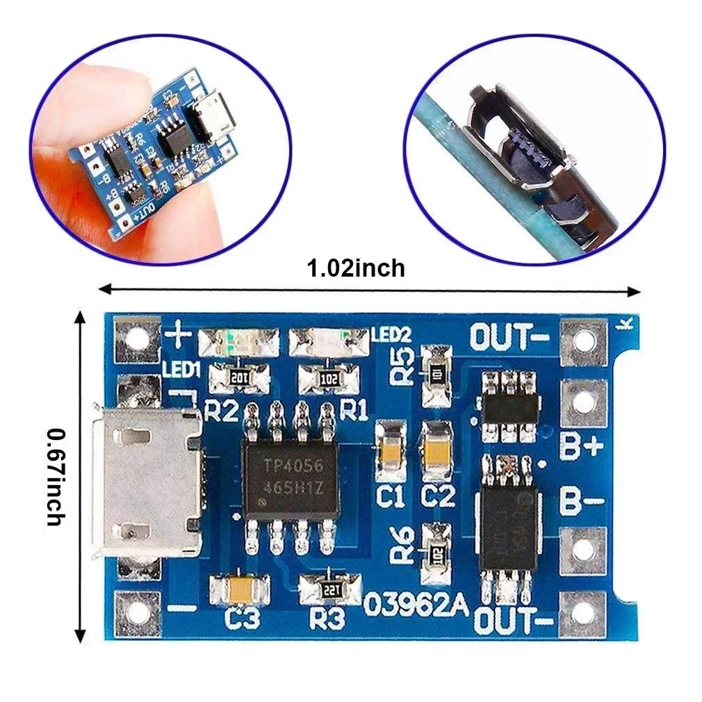 1-20PCS Type-c/Micro/Mini USB  - Li Ion Charger Module 리뷰 및 가격