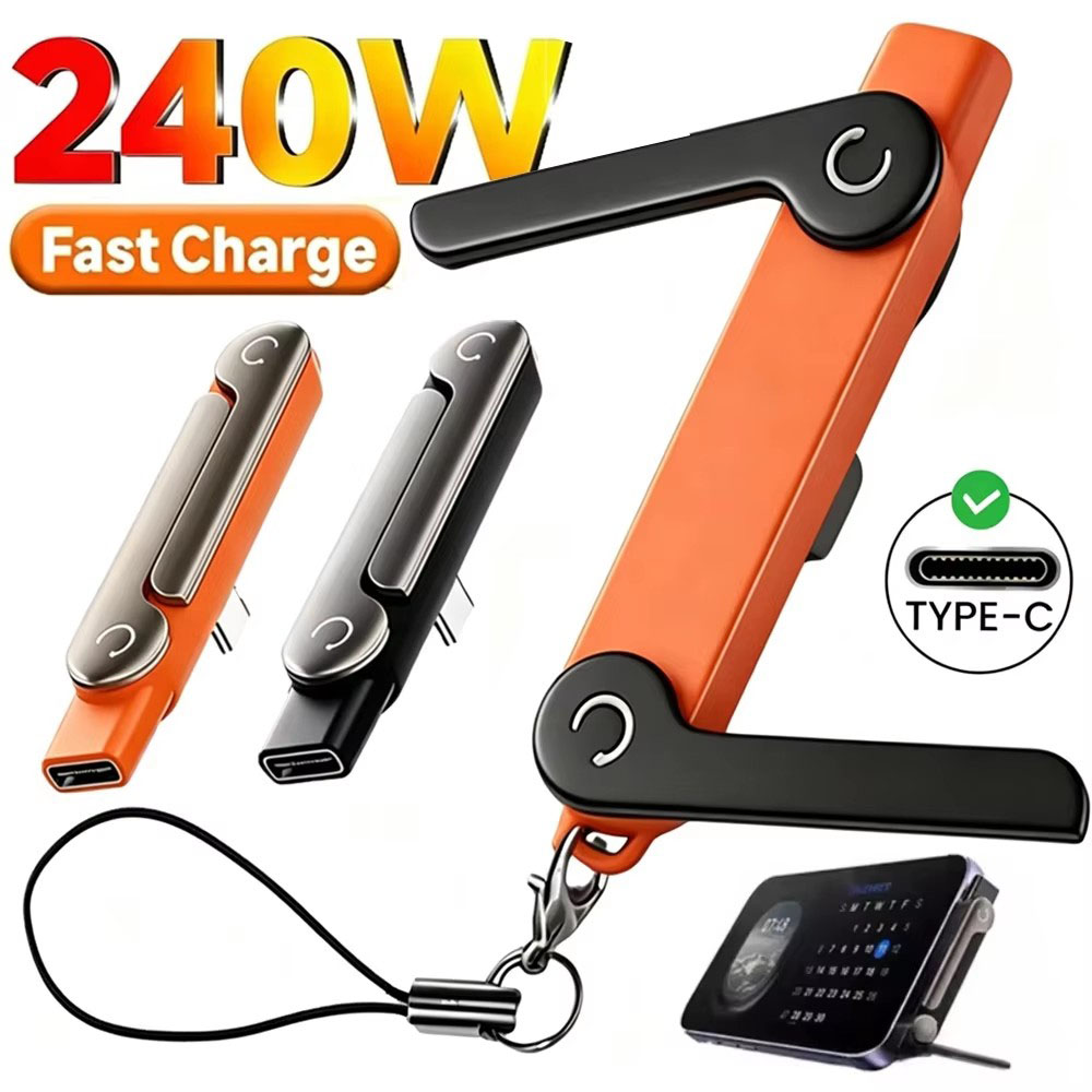 1개 플랫형 C타입 휴대폰 충전 거치대 어댑터, 240 - Usb C Cable 리뷰 및 가격