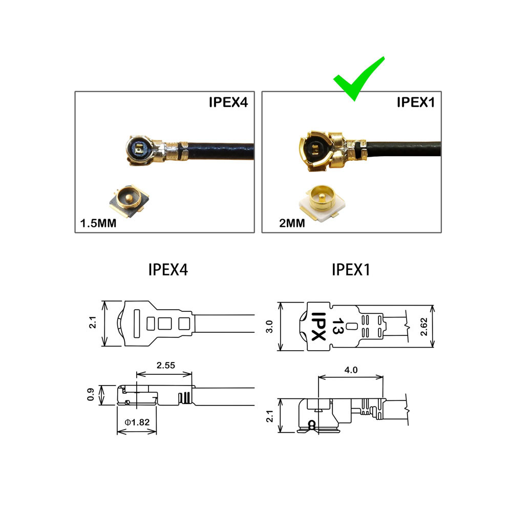 IPEX U.FL - SMA 암 커넥터 케이블 6인치  - Ipex Connector 리뷰 및 가격