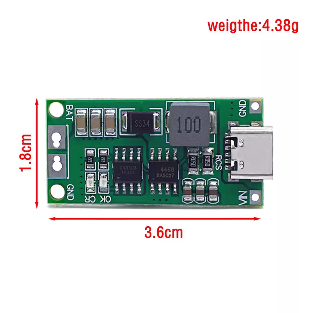 타입-C 8.4V 12.6V 16.8V 리튬 배터리 충 - Li Ion Charger Module 리뷰 및 가격