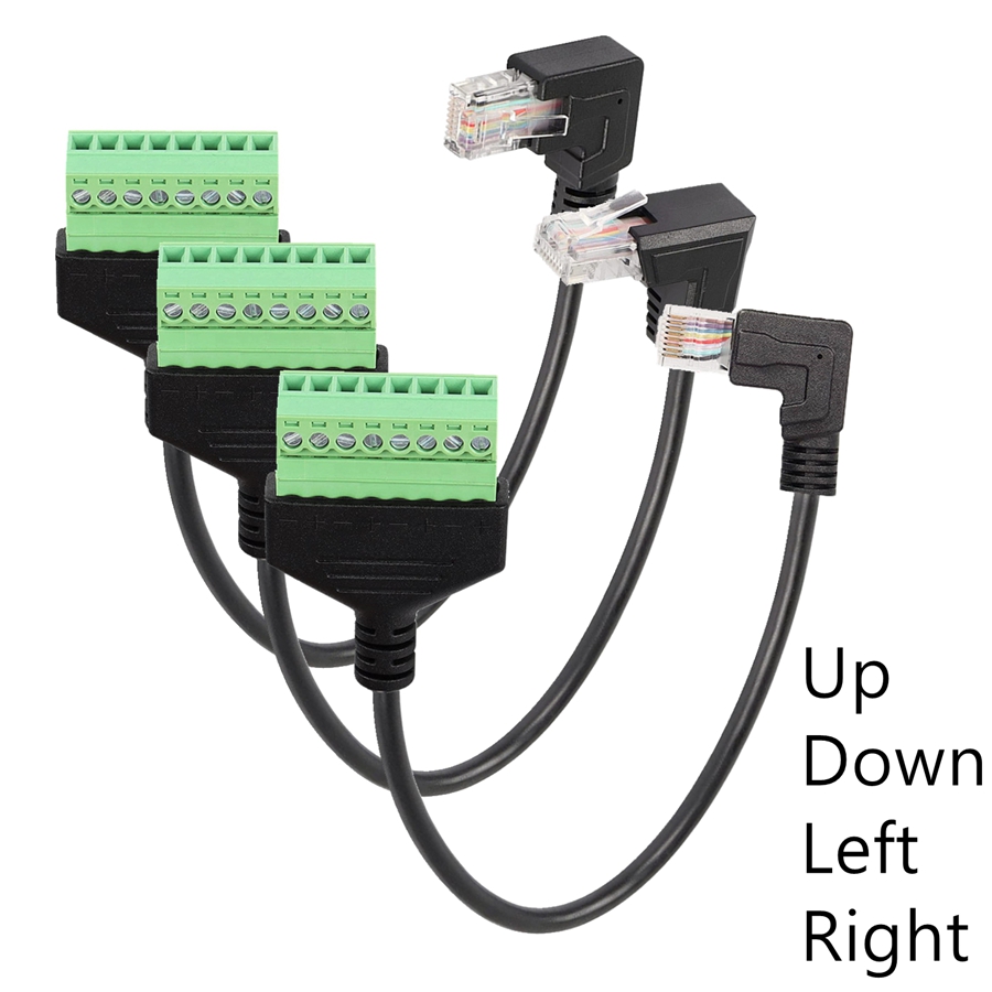 Rj45-나사 고정 터미널 블록 8p 커넥터 이더넷 R - Screw Terminal Block 리뷰 및 가격