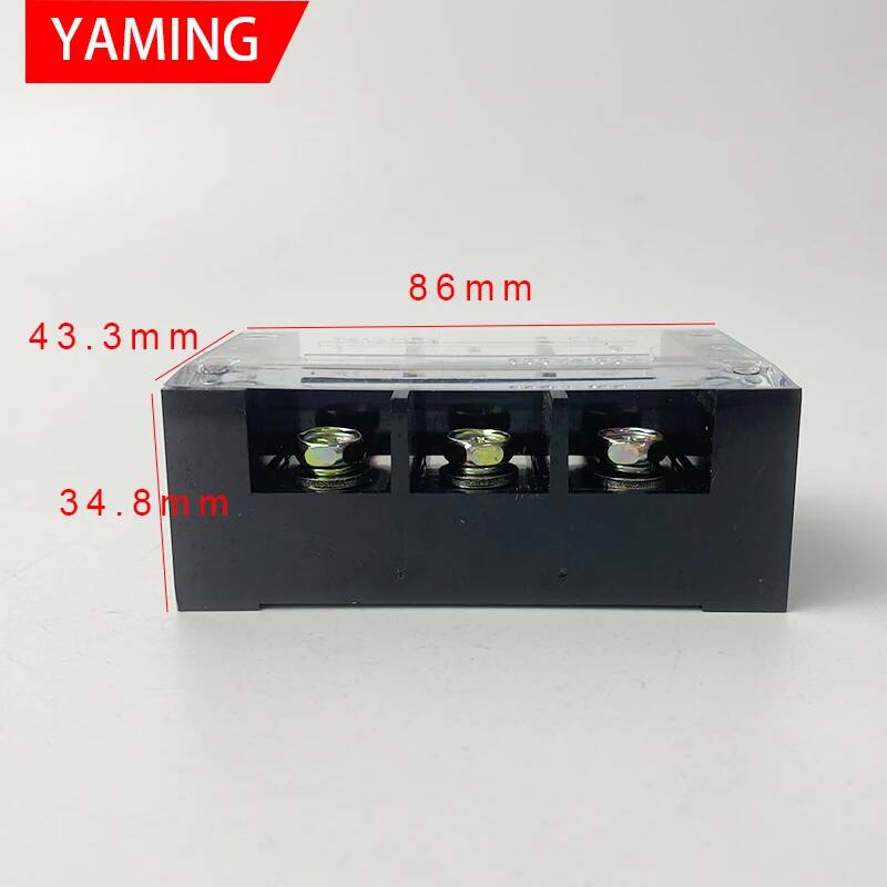 2pcs TBC-1003 100A 3P 600V 6 나 - Screw Terminal Block 리뷰 및 가격