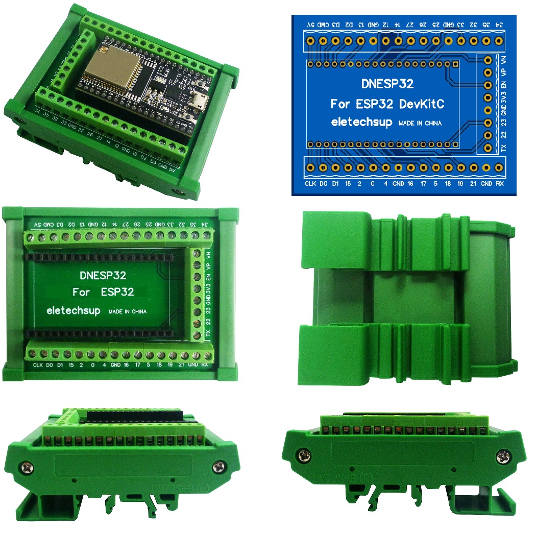 ESP32 DIN 레일 마운트 스크류 터미널 블록 어댑 - Screw Terminal Block 리뷰 및 가격