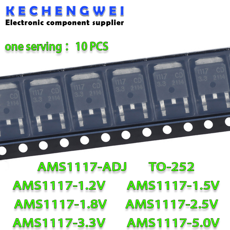 10 개/몫 AMS1117CD-ADJ AMS1117-5 - Ams1117 Module 리뷰 및 가격