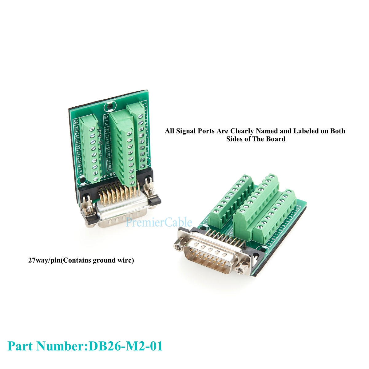 DB26 남성형 터미널 블록 머시닝 D-SUB 26핀  - Screw Terminal Block 리뷰 및 가격