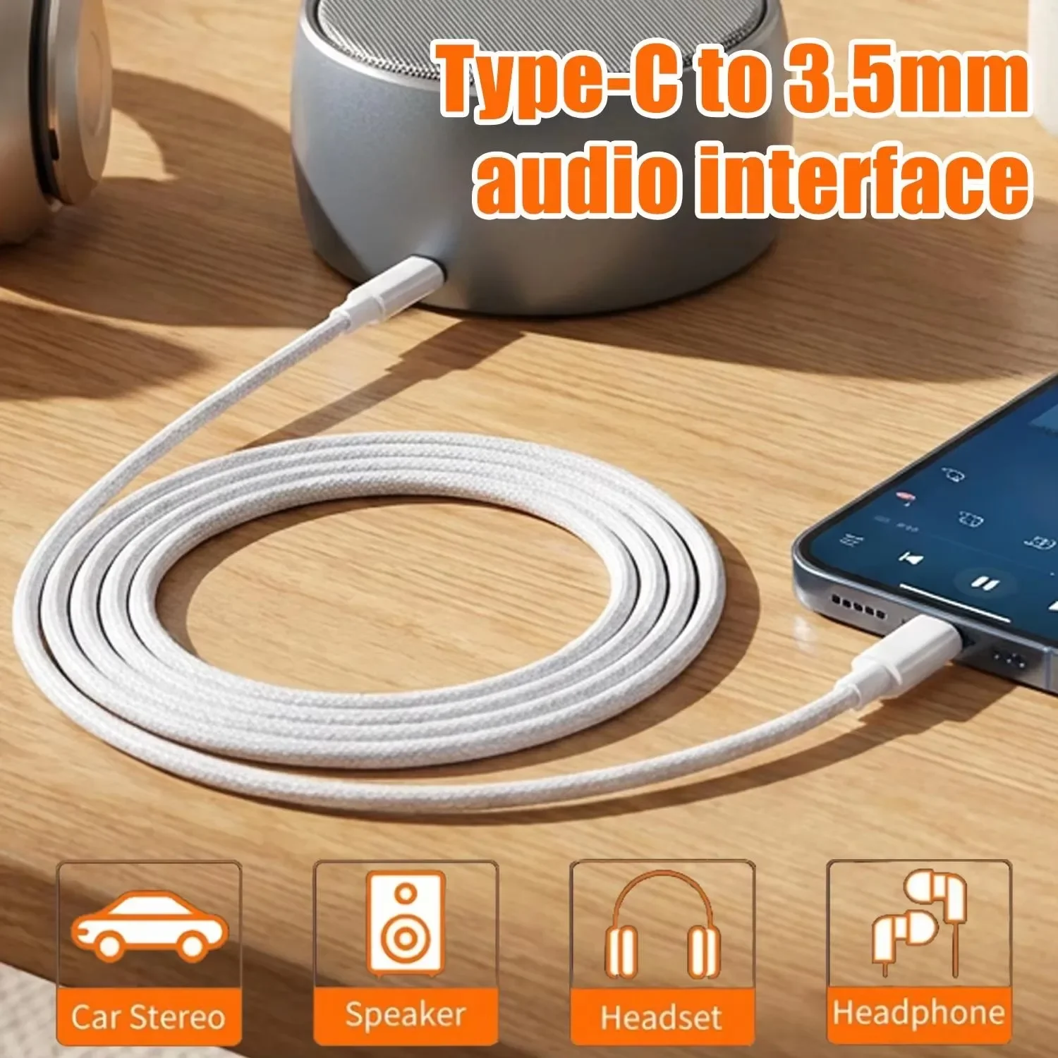 USB-C to 3.5mm 오디오 케이블, 나일론 꼬임 - Usb C Cable 리뷰 및 가격