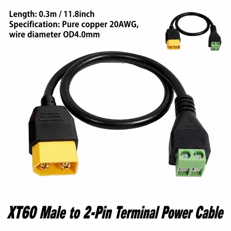 XT60 커넥터 남성-여성 2핀 나사 단자 블록 어댑터 - Screw Terminal Block 리뷰 및 가격
