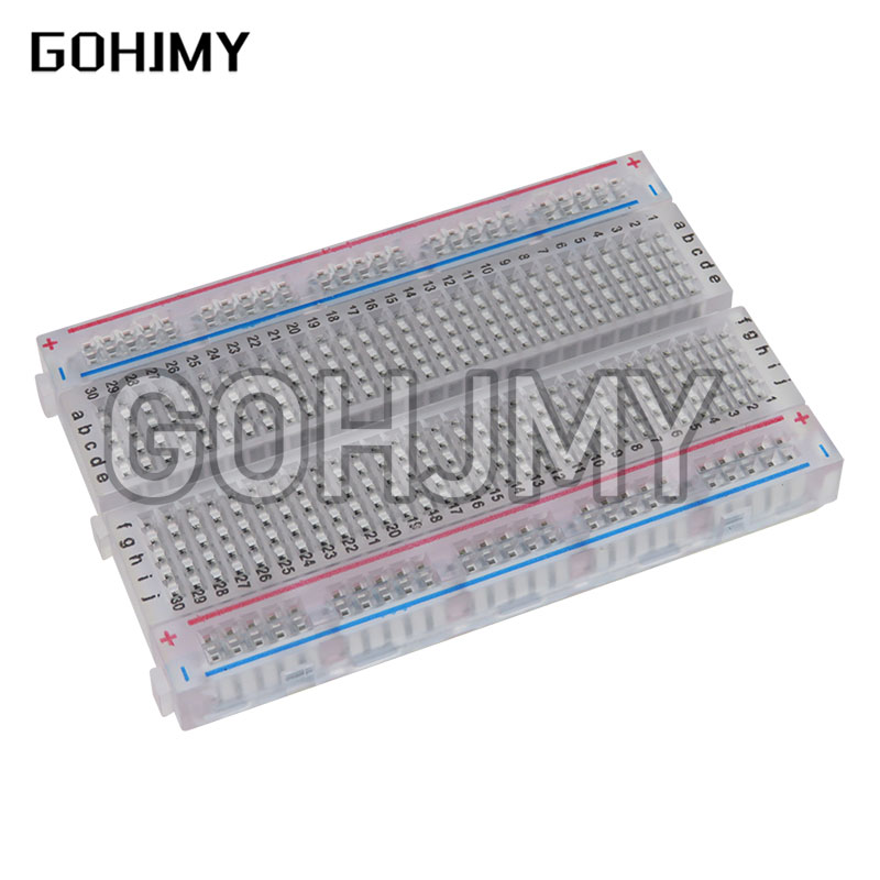 투명 미니 브레드 보드, 브레드 보드, DIY 400  - Breadboard 400 Point 리뷰 및 가격