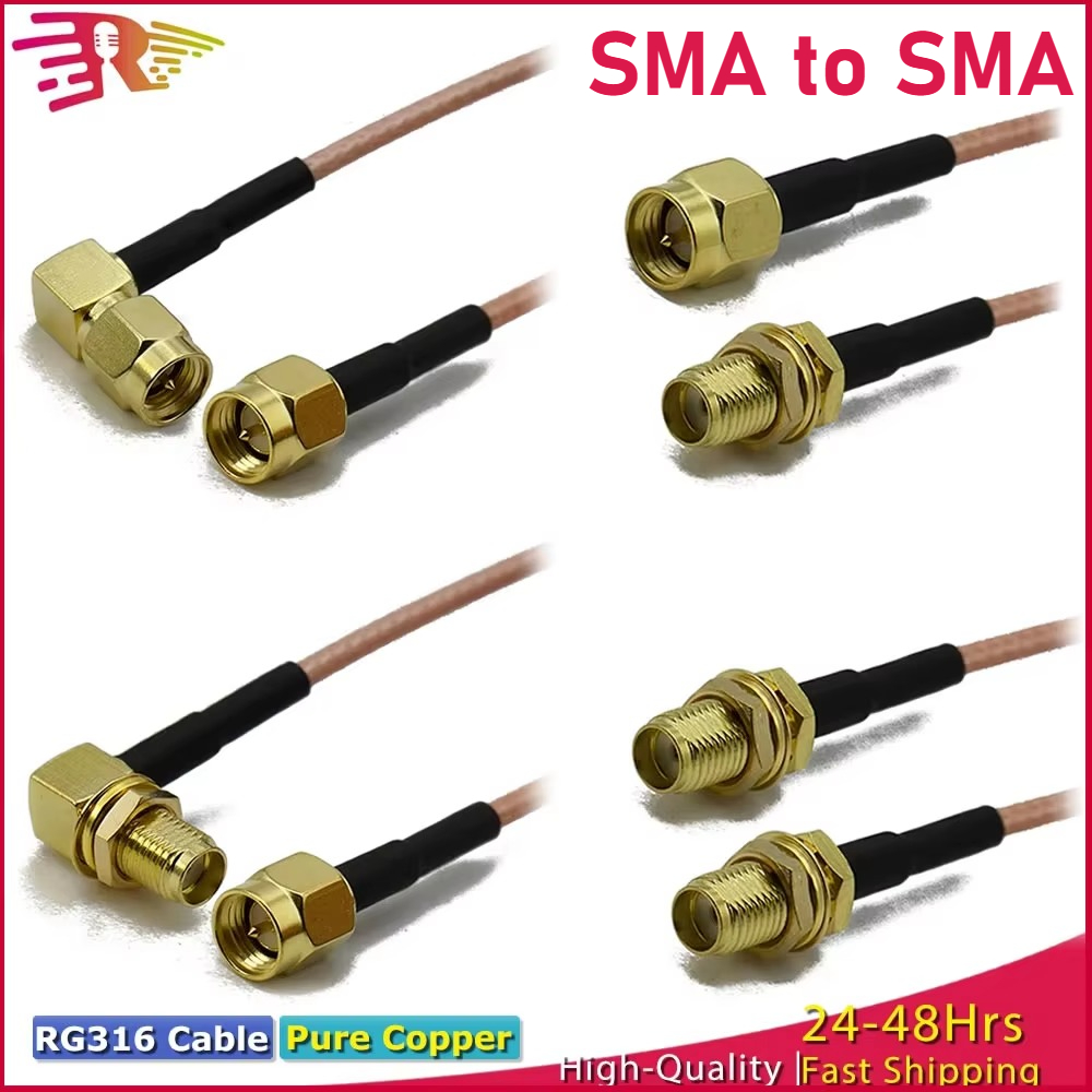 프리미엄 RG316 SMA-SMA 수 플러그 암 RF  - Jumper Wire Kit 리뷰 및 가격