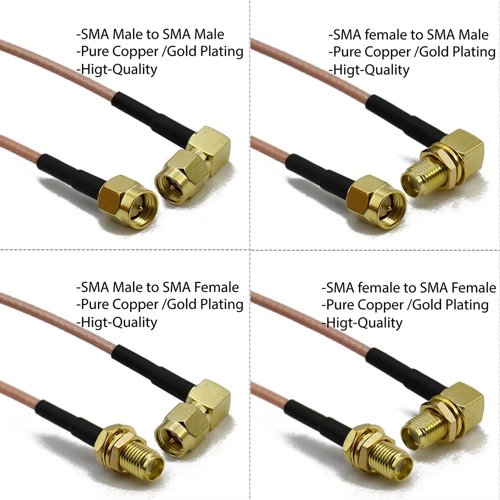 프리미엄 RG316 SMA-SMA 수 플러그 암 RF  - Jumper Wire Kit 리뷰 및 가격