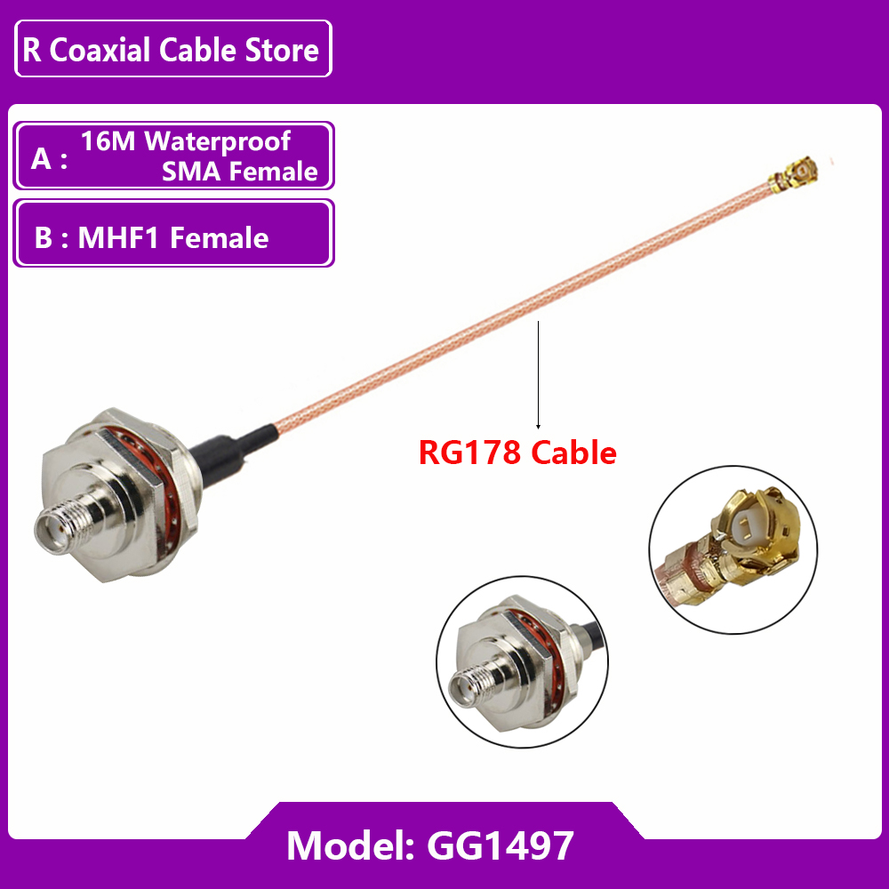 1PC UFL u.FL MHF 여성형- SMA 여성형  - Ipex Connector 리뷰 및 가격